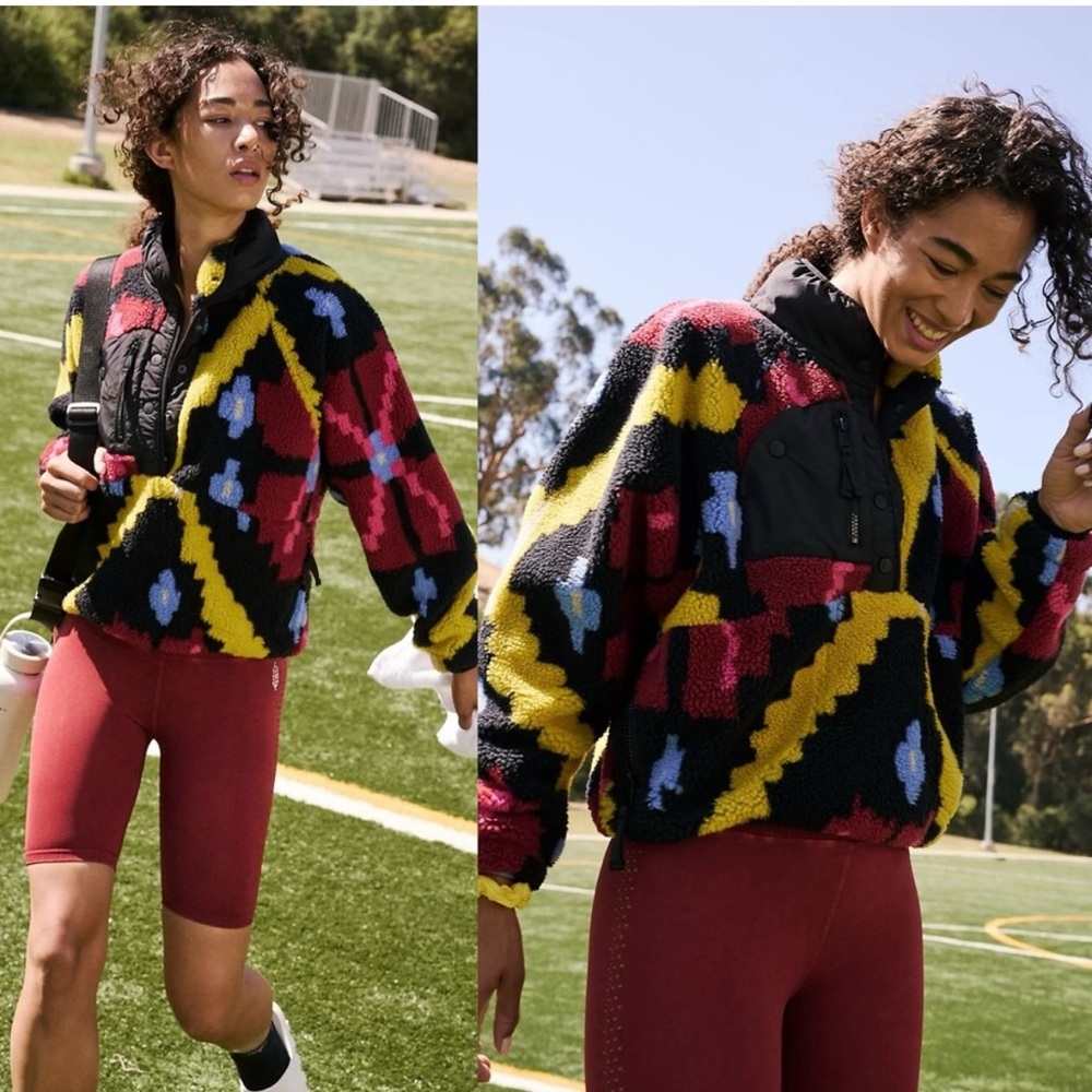 Free People Moroccan Print Rocky Ridge Pullover NWT